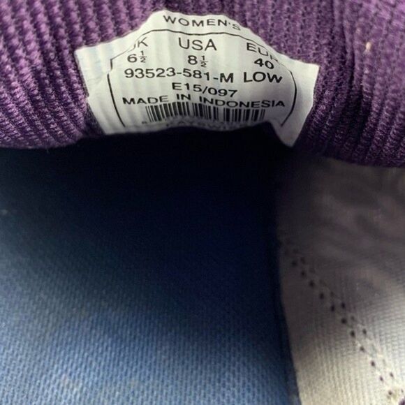 K‎ Swiss Purple White X Lite ST 93523-581-M Low Running Shoes Sneakers 8.5 - Picture 9 of 9